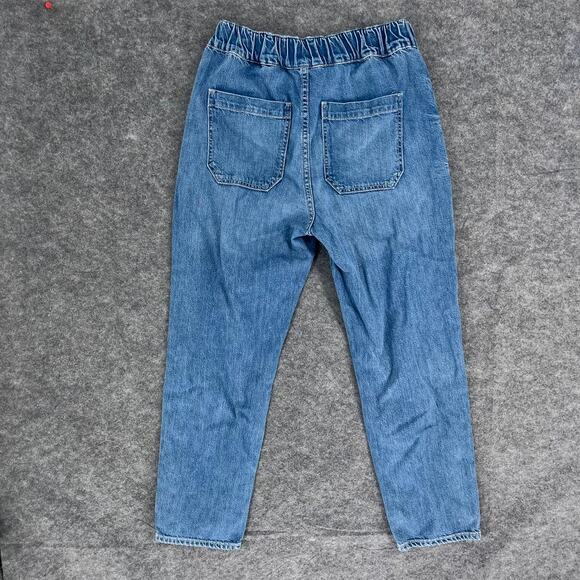 Veronica Beard ARYA Cargo Jeans High Rise Elastic Waist Size 27 Nova - Picture 3 of 9